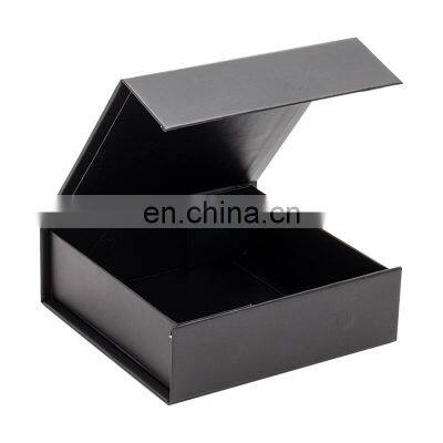 Custom Premium Black Magnetic Closure Small Tiny Gift Packaging Box Wholesale photo-5