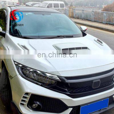 Honghang Auto Spare Parts Car Hood Decoration Accessories, Universal Accessories Air Outlet Trim Universal Hood Outlet For Cars photo-5