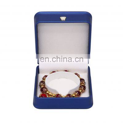 Exquisite Velvet Inside Pu Leather Jewelry Box Luxury Bangle Box