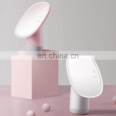 New ABS Super Sucker 360 Degree Rotation Vanity LED Mirror Household Magic LED Make up Mirror with Humidifier