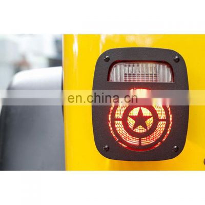 Star tail light cover for 1997-2006 Wrangler TJ