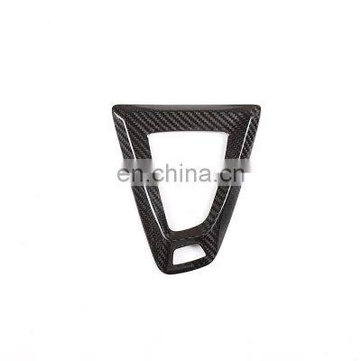 Real Carbon Fiber Car Interior Gear Shift Frame Trim For BMW M3 M4 Right Hand Drive Accessories