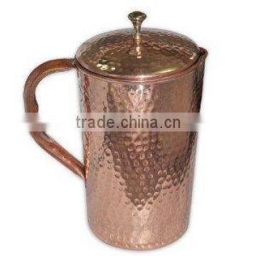 Copper Water Jug at lowest price BEST MANUFACTURER OF COPPER STEEL WATER PITCHER FROM INDIA INDIAN STYLE WATER JUGS