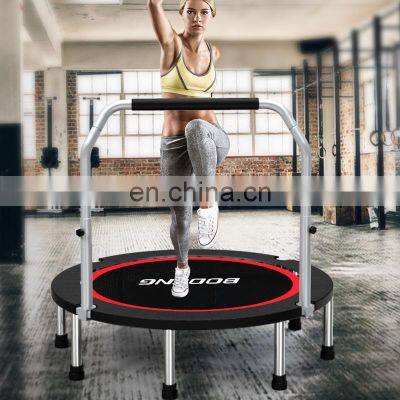 Unisex 40 48 50 Inch Manufacturer Indoor Outdoor Mini Kid Adult Fitness Round Folding Trampoline with Safety Enclosure