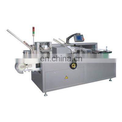 Automatic Food Beverages Bottled Cartoning machine small carton box packing machine