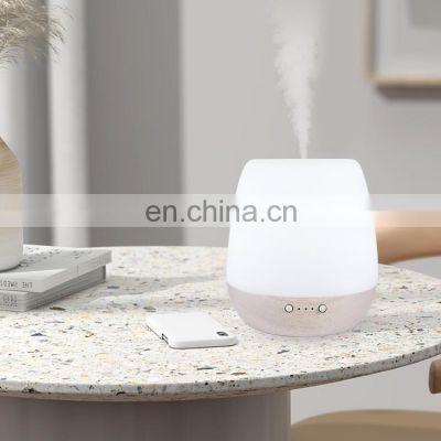 Ultrasonic Scent Fragrance Air Humidifier Essential oil Aroma Wood Grain Aromatherapy Diffuser