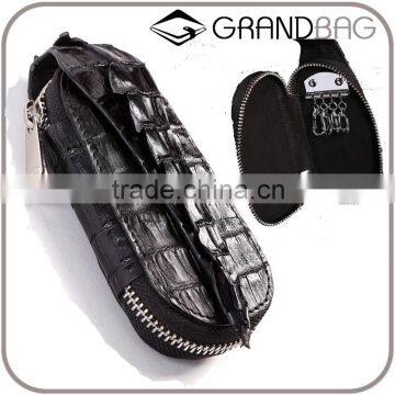 Genuine Crocodile Leather Key Bag Car Key Holder High Grade Gift Key Case for Men and Ladies
