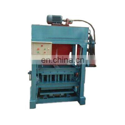 QTJ4-25 Small Manual Hollow Block Machine Fly Ash Brick Making Equipment Machinery For Small Industries photo-4