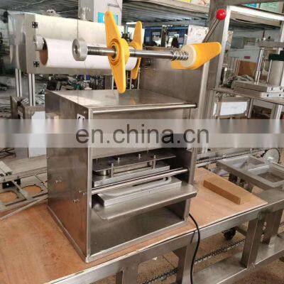 Factory Hot Sale Milk Tea Sealing Machine Cup Sealer/ Tray Sealing Machine photo-3
