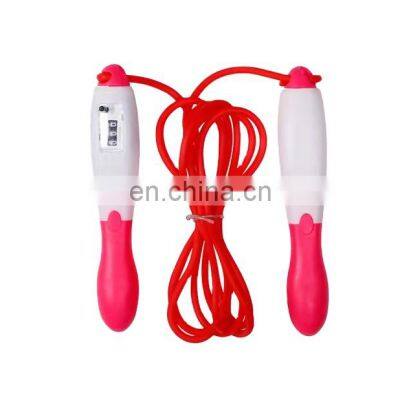 High Quality Fitness Workout Weighted Handle PVC Coated Steel Wire Adjustable Speed Skipping Rope Jump Rope photo-2