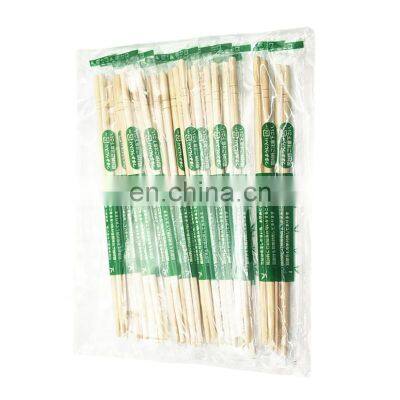 Machine-Made Disposable Round Bamboo Chinese Chopsticks with Individual OPP Plastic Bag