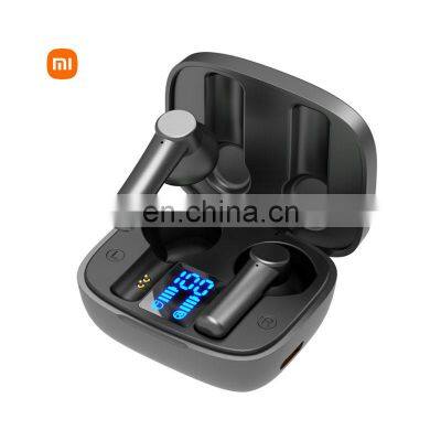 Xiaomi wireless headset sports outdoor headset LED display with microphone charging box 9D waterproof wireless