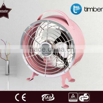 Beautiful Mini Clock Fan gift preferred DC USB table gift fan