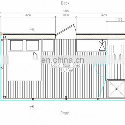 Civil Plat Pack Premium Casa Prefabricada Modulares Container House Sale to Costa Rica photo-4