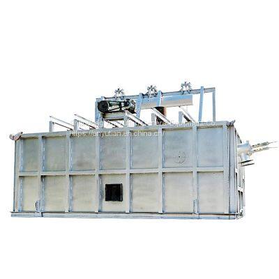 Natural Gas Industrial Aluminum Copper Rectangular Melting Furnace