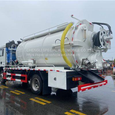 15 Cubic Meter High-pressure Dredging Vehicle With Suction Function photo-4