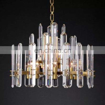 Bonnington Luxury Modern K9 Crystal Glass LED Chandelier for Home Lighting for Living Room Villa Hotel Bedroom Decoration