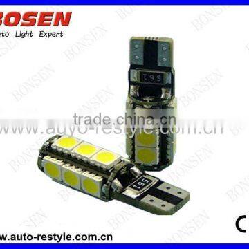 t10-5050-13smd 194 w5w canbus led auto bulb