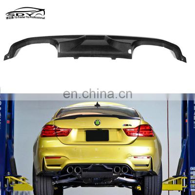 F80 M3 F82 M4 Carbon Fiber AK Style Rear Diffuser Rear Bumper Lip Rear Separator For BMW F82 F83 M3 M4