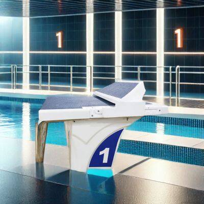 PIKES High Quality Competition Starting Block Stainless Steel Pool Platform with Acrylic and Fiberglass Material