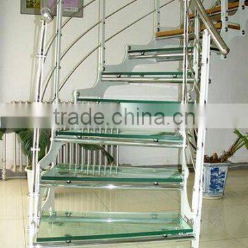 High quality modern staircase glass factory supplier with ISO CCC and CE