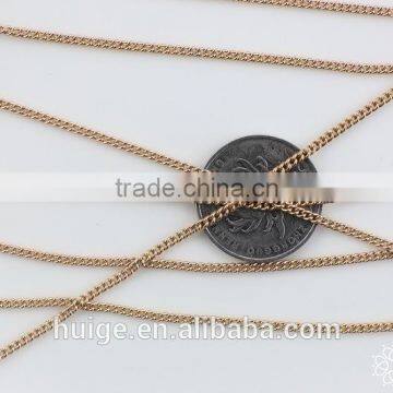 Hot Sales New Model Necklace Chain Raw Brass Chain