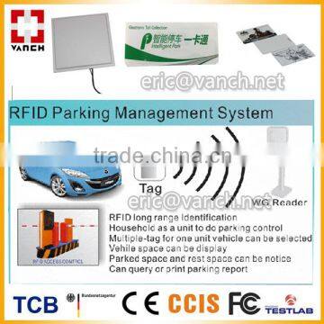uhf rfid integrated antenna reader for parking lot vehicle access control