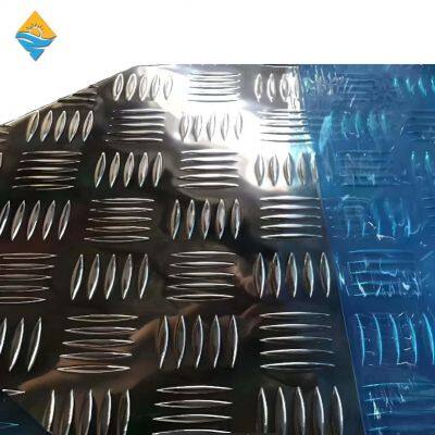 Embossed aluminum plate with five bar 1060,1050,1100,3003,5052,5754
