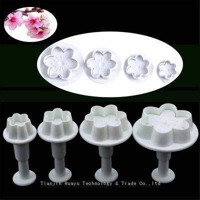 Flower Leaf Fondant Cake Decorating Molds Cake Decorating Cutters Embossed Cookie Cutter photo-2