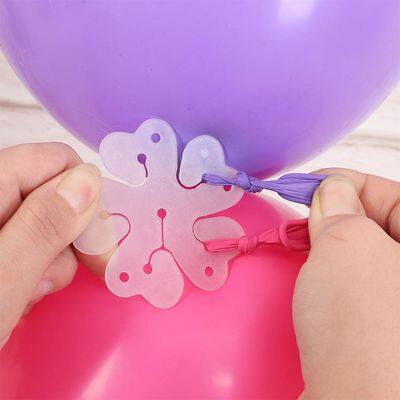 Connector Blossom Shape Arch Button Holder Flower Seal Balloon Seal Clips for Wedding/Birthday/Christmas Party Decoration photo-2