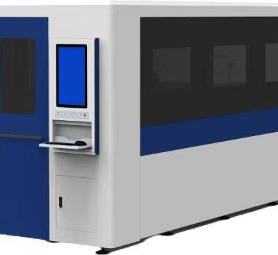 FB Series High Power Fiber Laser Cutting Machine with Auto Exchange Table and Full Enclosure for Metal Processing