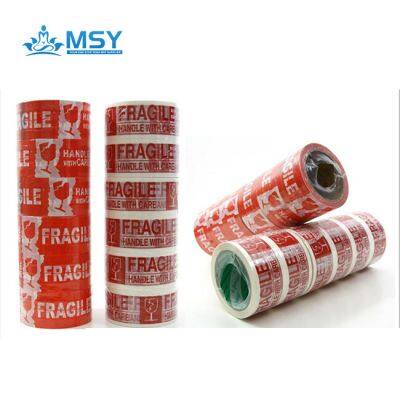 Fragile Printed Adhesive BOPP Packing Tape Customization Printed