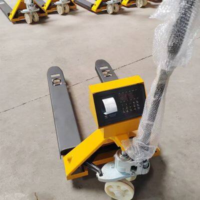 Electric Loading Hand Forklift Truck Pallet Truck Manual Pallet Jack With Weigh Scale photo-5