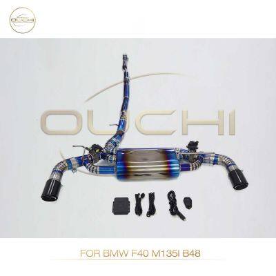 Титановый выпускной кат-бек для BMW F40 M135i b48/M240I B58 G42/340I F30/330i G20/335i E92 с электронным клапаном. Высокопроизводительные автомобильные выпускные детали