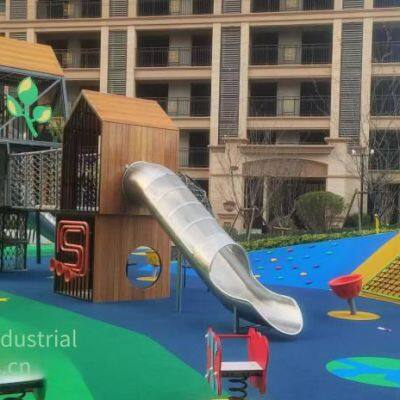 Non-standard Stainless Steel Slide, Outdoor Playground Equipment for Children, Customized Non-powered Facilities for Kindergartens, Communities, and Scenic Spots photo-3