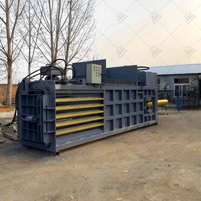 Automatic Horizontal Waste Paper Baler Hydraulic Baling Machine With Conveyor photo-3