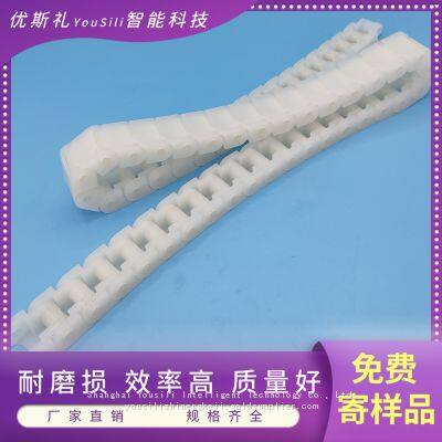 60P Industrial Plastic Transmission Chain， PVDF Material，The Pin is Also Made of PVDF Material，Resistant to Acid and Alkali Corrosion photo-3