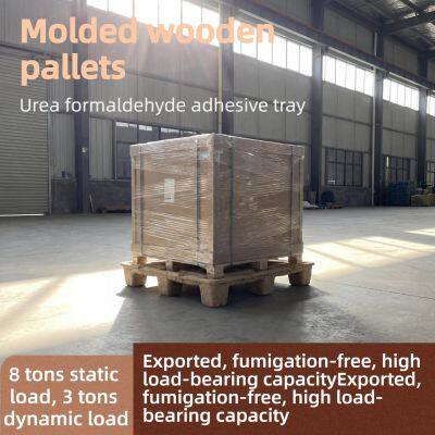 Cost-Effective Molded Wood Pallets — Factory Direct Supply — Versatile for Warehousing, Internal Circulation, and Export