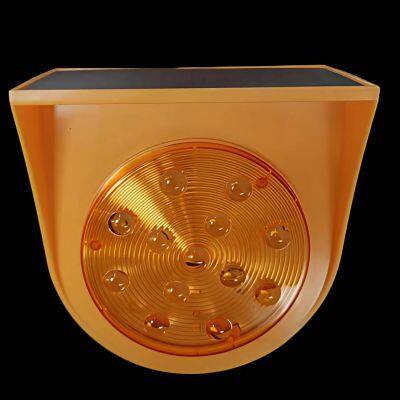 solar-powered small yellow flashing lights, which can be installed or held by hand, support sequential operation, and can be installed on other products as accessories