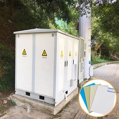 High Quality Flat Sheet FRP Panel mit glatter Oberfläche und Rollmuster, Glasfaserkunststoff-Lkw-Karosserie, Trainer, RV-Cargo-Van FRP-Wandpanel