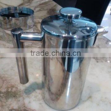 800ml Double Wall Stainless Steel French Press Milk Frother/picther photo-3