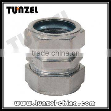 Zinc Compression EMT Coupling,galvanized compression coupling