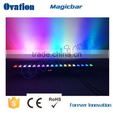 Indoor 18*3W seperatly control led strip,individual control RGB 3in1 led bar lighting