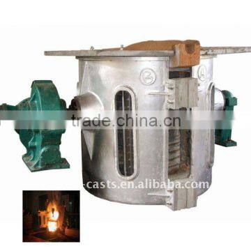 Mechanical Tilting Steel Scrap high temperature furnace