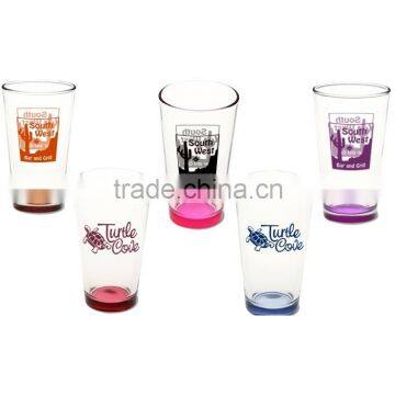 Pug Glass Cups 16oz photo-2