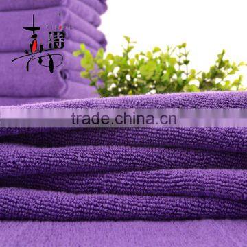 Factory wholesale Hotel cotton bath towel deep purple towels