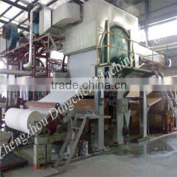 8-10TPD top seller napkin toilet paper machine raw material waste paper, wood pulp