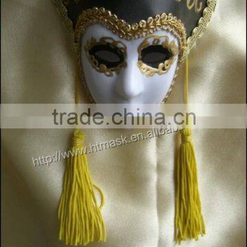 Magnetic Plastic Venice Mask With Earrings Luxury Venetian Masks With Magnet for Party Carnival Decoration photo-5
