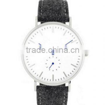 2016 Latest New Hot Selling Unusual Unisex Ronda Movement Tweed Watch photo-2