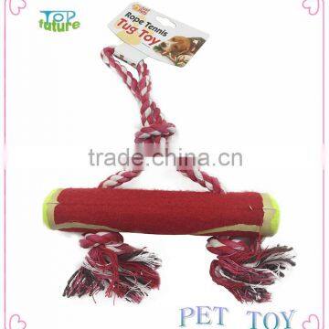 Chew Dog toy rope with tennis ball Braided Bone Knot Toys products Playing,dog rope toy